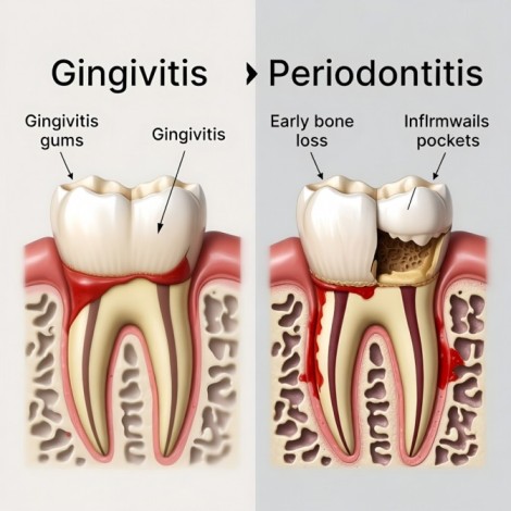 Gum Disease (Gingivitis & Periodontitis)