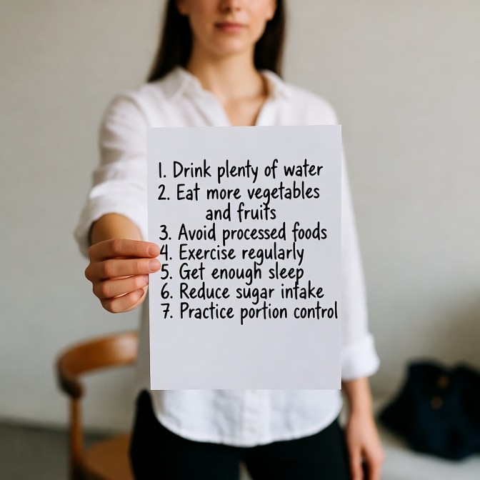 how to become slim naturally